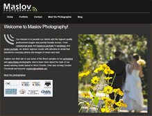 Tablet Screenshot of maslovphotography.com